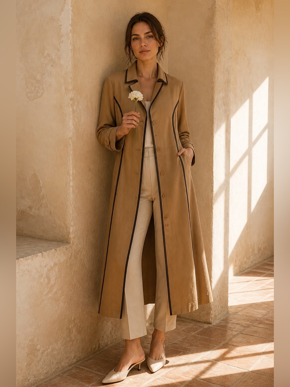 Newport News’s Vintage Leather Maxi Coat